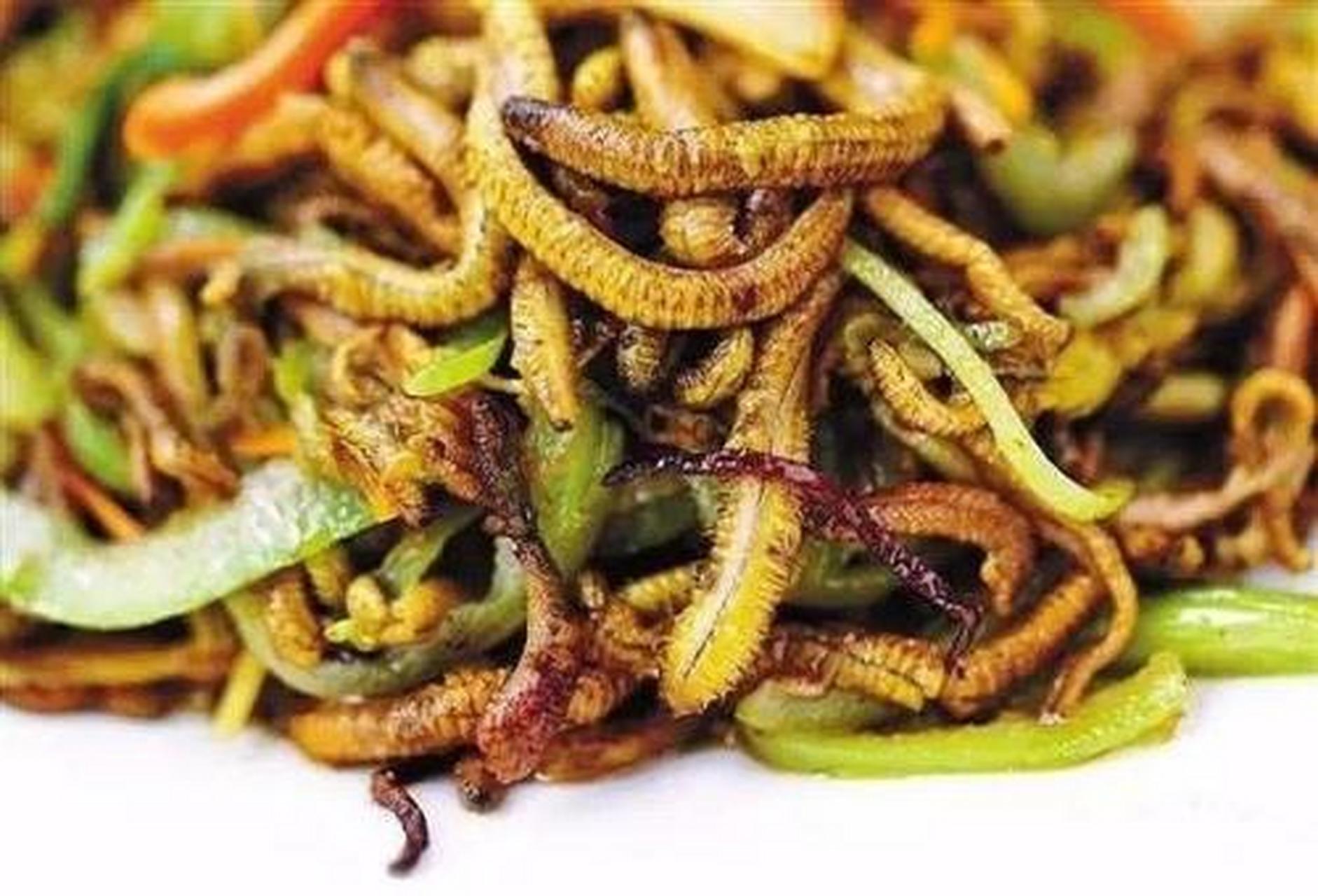 城市身边事#【珠海美食】白蕉禾虫:禾虫,其色金黄带红杂绿,虫身丰腴