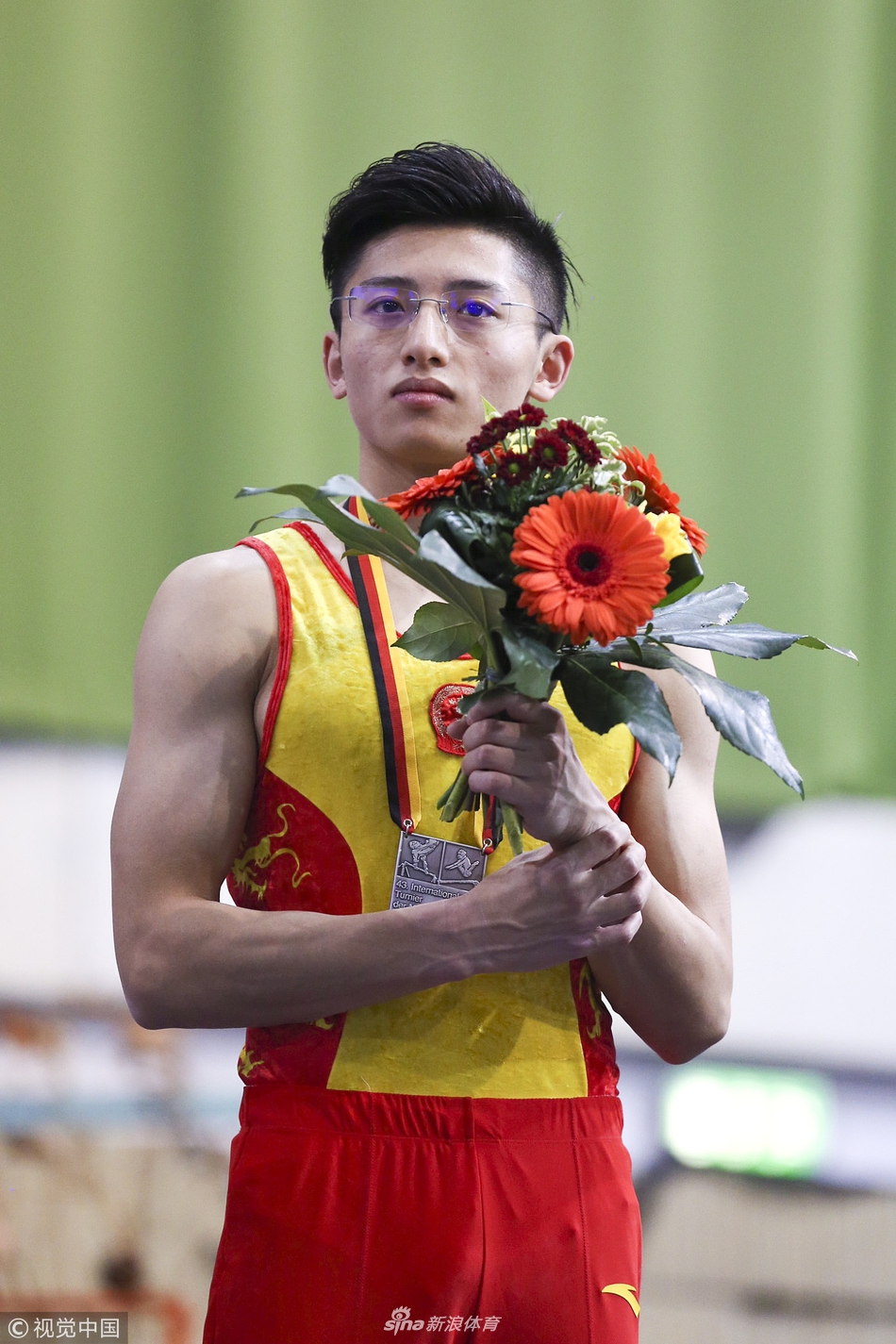 2018体操世界杯科特布斯站男子鞍马决赛:翁浩获银牌