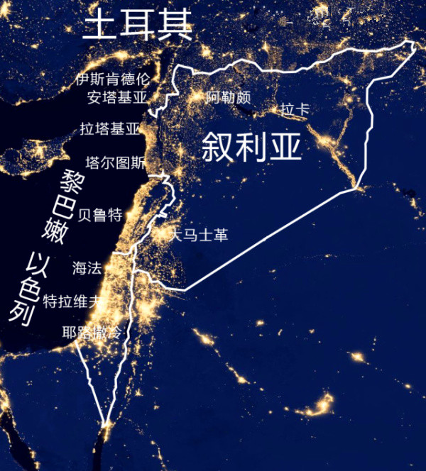 地图看世界;中东地缘核心叙利亚