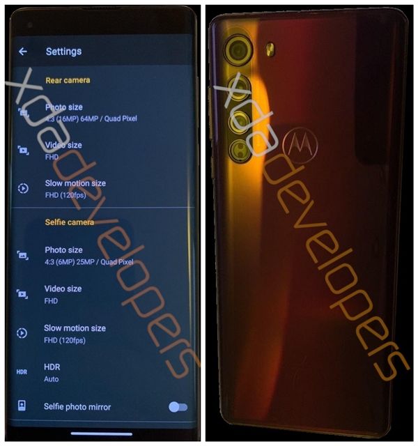今年首款挖孔瀑布屏手机 摩托罗拉edge真机曝光