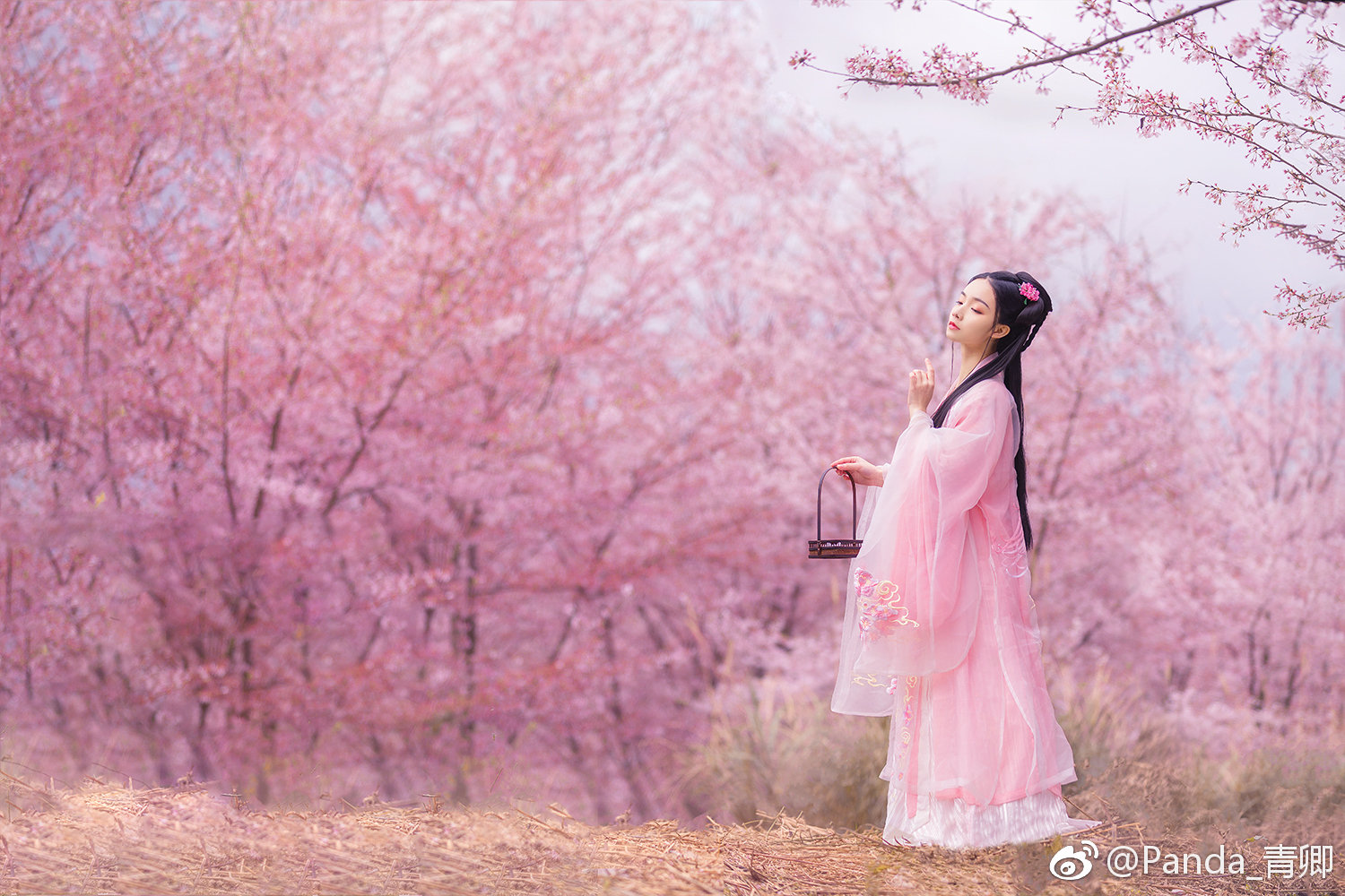 相思弦,尘缘浅,红尘一梦弹指间.唯美古风汉服小仙女