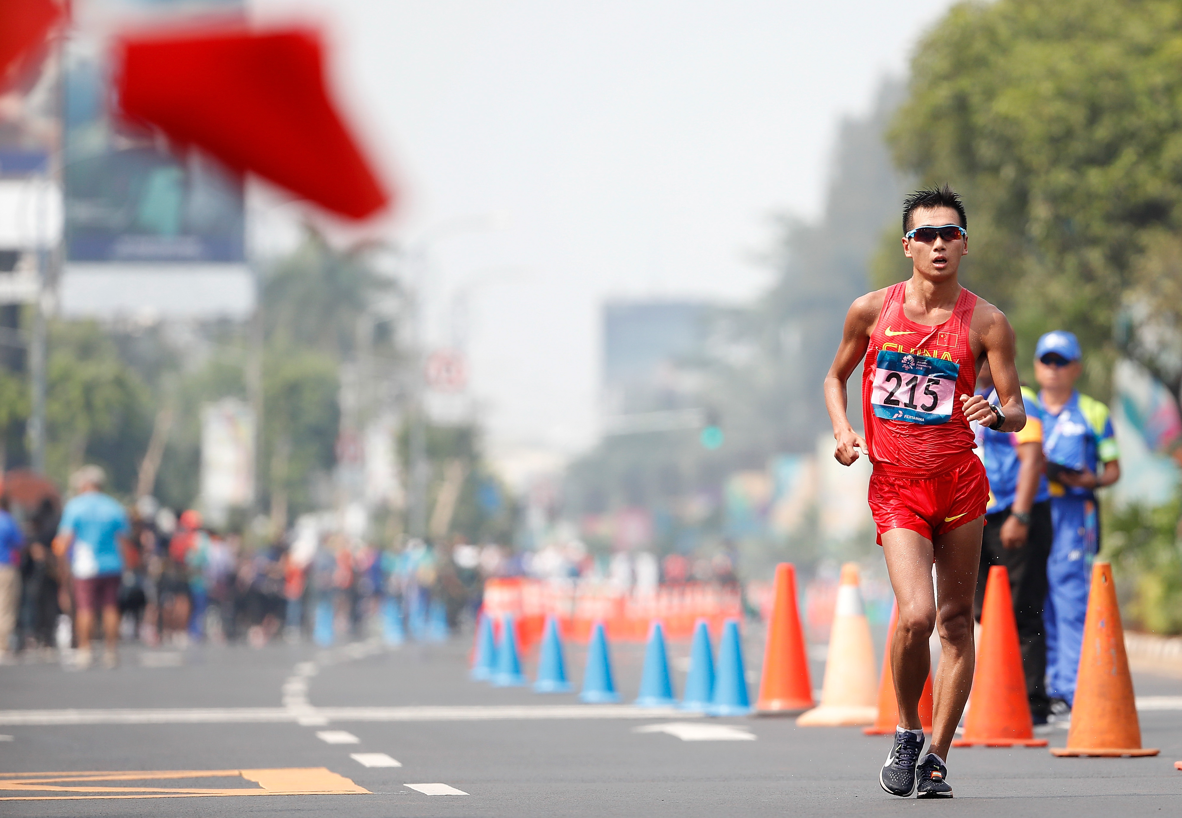 田径——男子50公里竞走赛况(29)