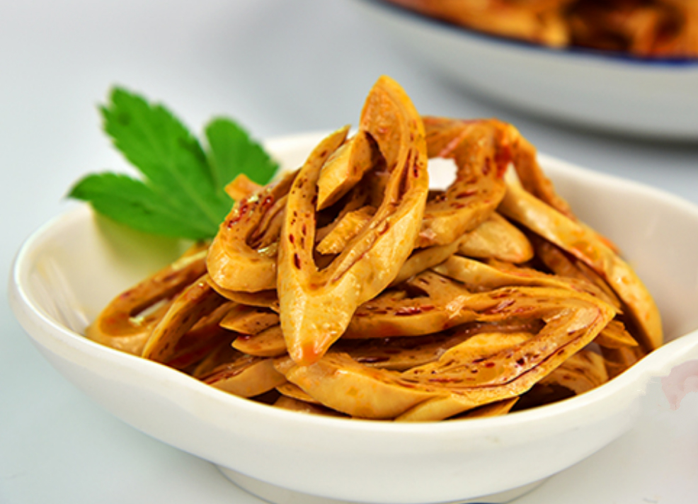 过年的时候,可以把凉拌豆筋做