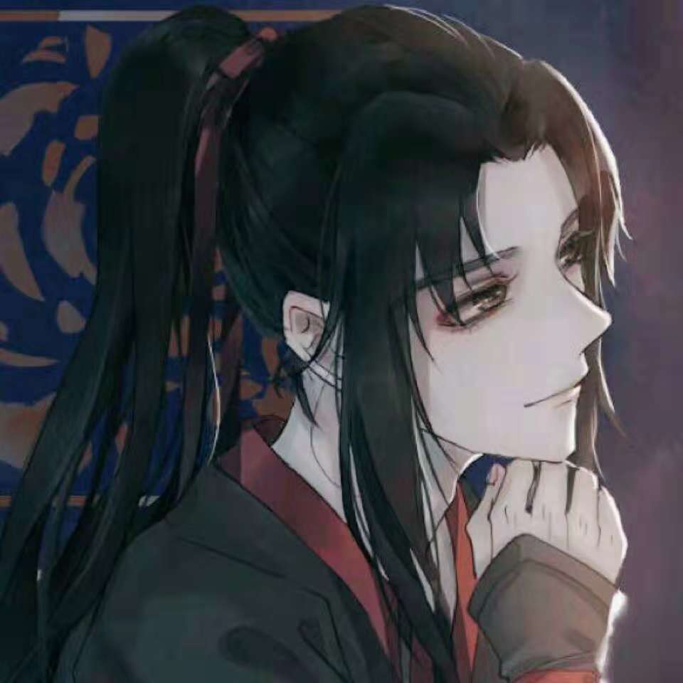 魔道祖师动漫情侣头像,唯美的爱情,是背后沧海桑田的故事!