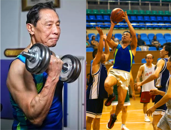 83岁院士比80后宅男身材棒?钟南山肌肉照片曝光,秒杀国足白条鸡
