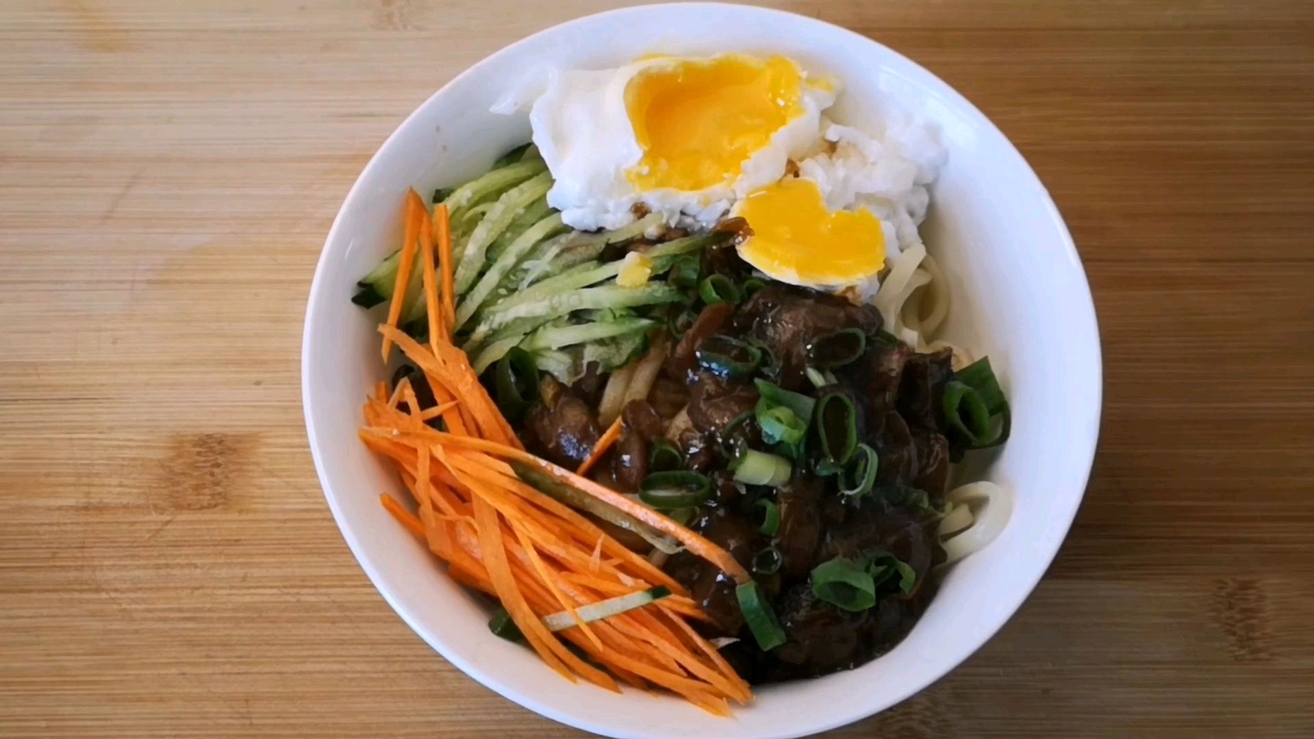 茄丁海米炸酱面,没有猪肉,不加一粒味精!鲜香味美