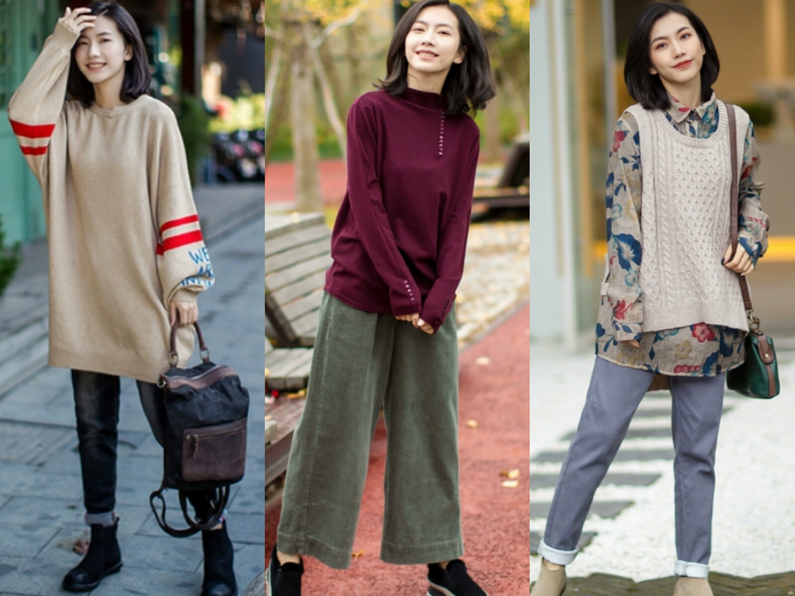 春天里让我们去旅行吧,舒服随性文艺范的休闲穿搭成了最爱!