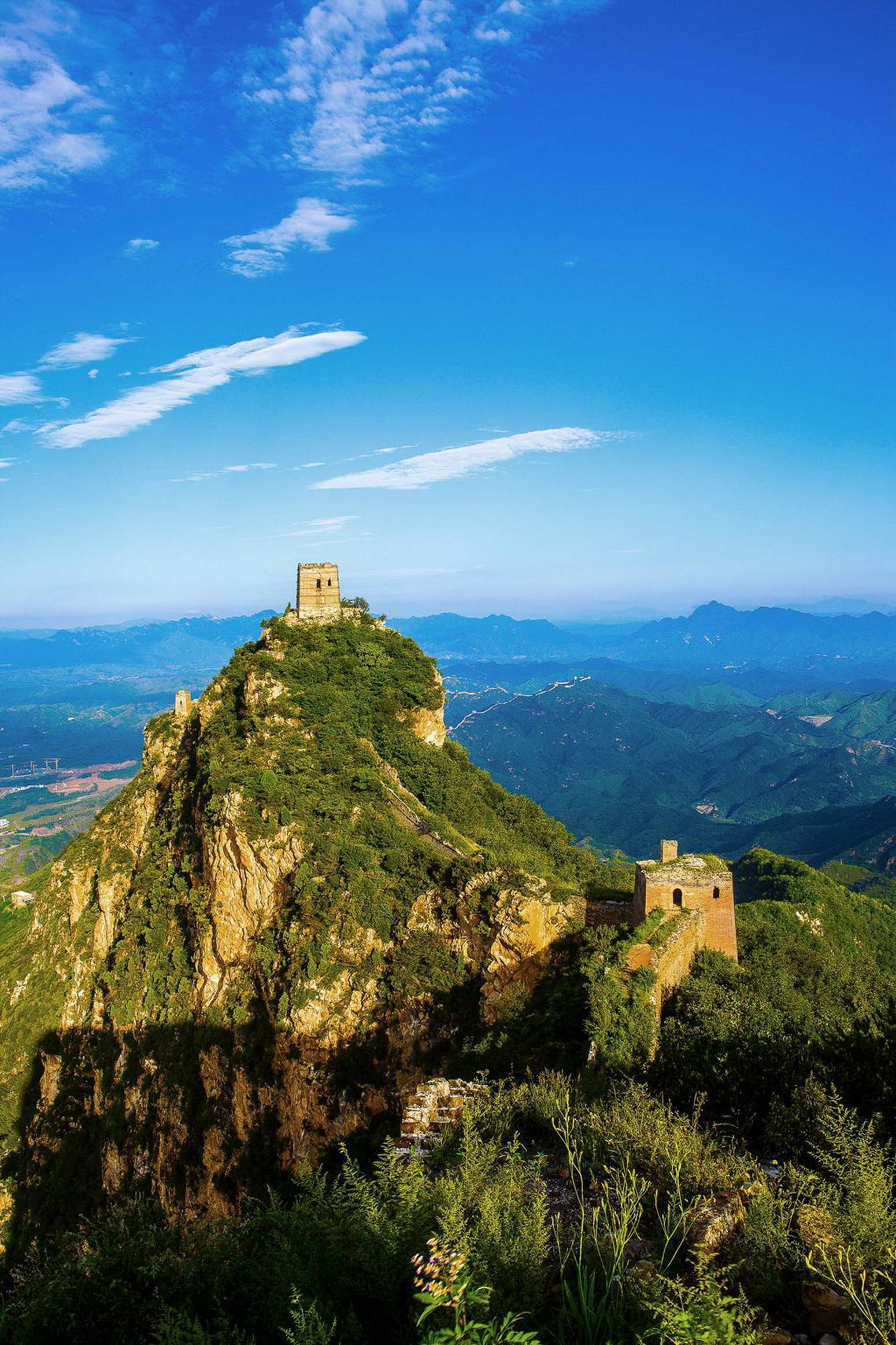 实拍司马台望京楼,风景真美 转载自百家号作者:听经典