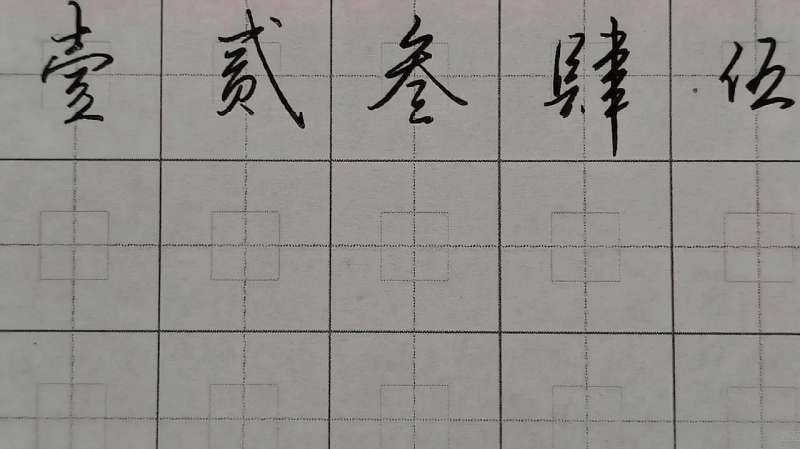 人民币大写数字一到十的写法教程,财务必备,教育,兴趣学习,好看视频