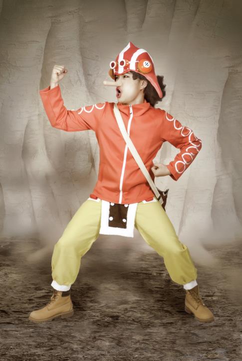 海贼王cos,网友:波尼大姐,我没抢你肉,别瞪我了好吗?