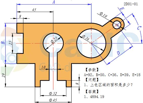 十张2d练习图,可以用来做solidworks草图,cad的练习(第一届)