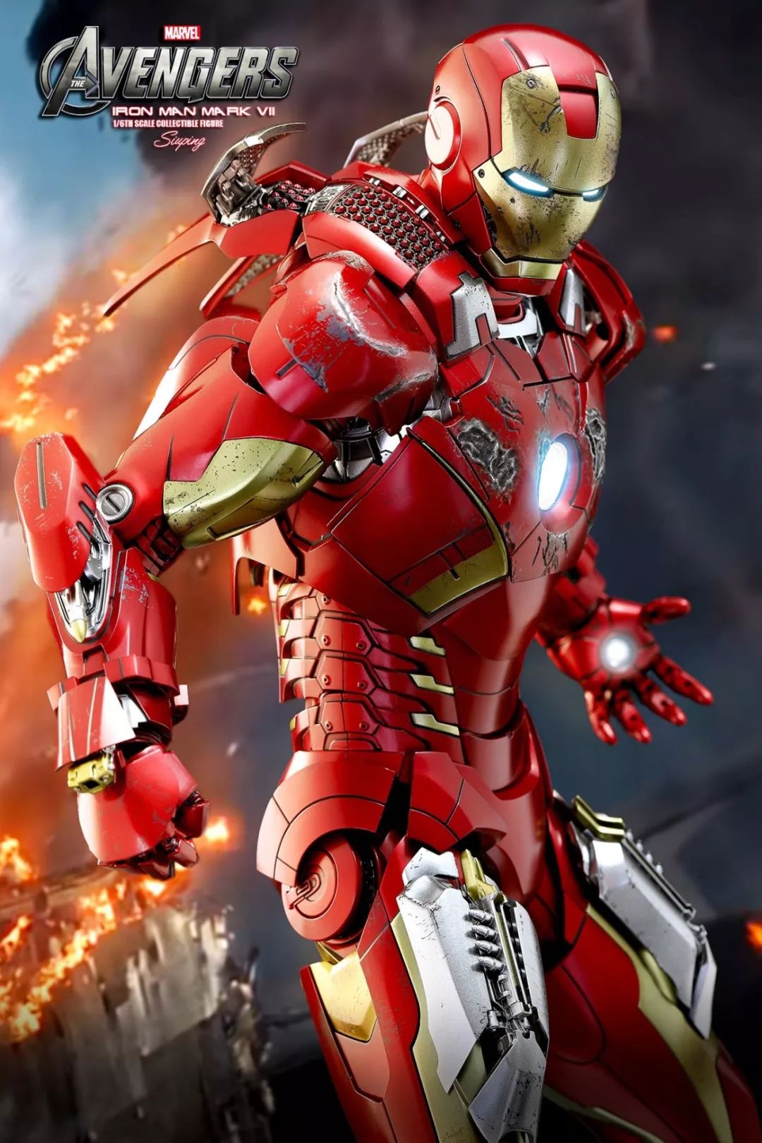 hot toys钢铁侠mk7合金压铸出货,真香!