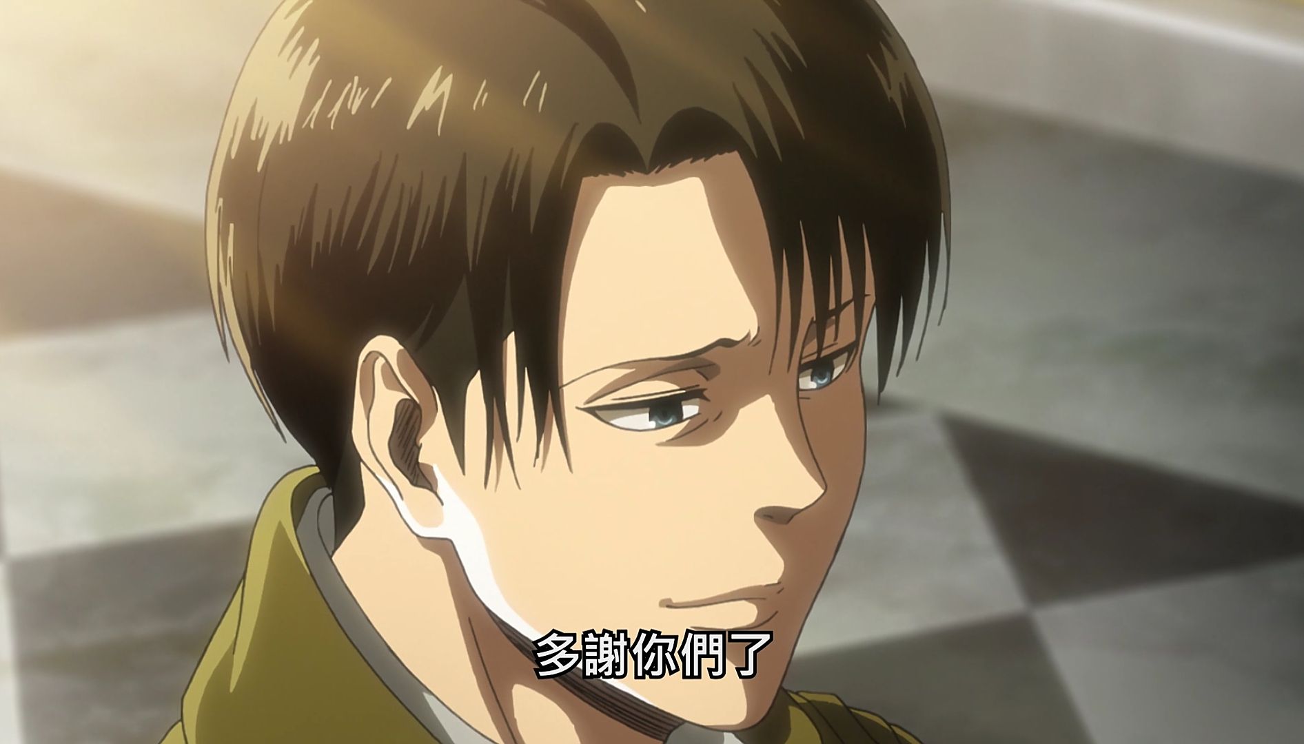 进击的巨人:盘点利威尔兵长表情的变化,面瘫的他几乎就没表情