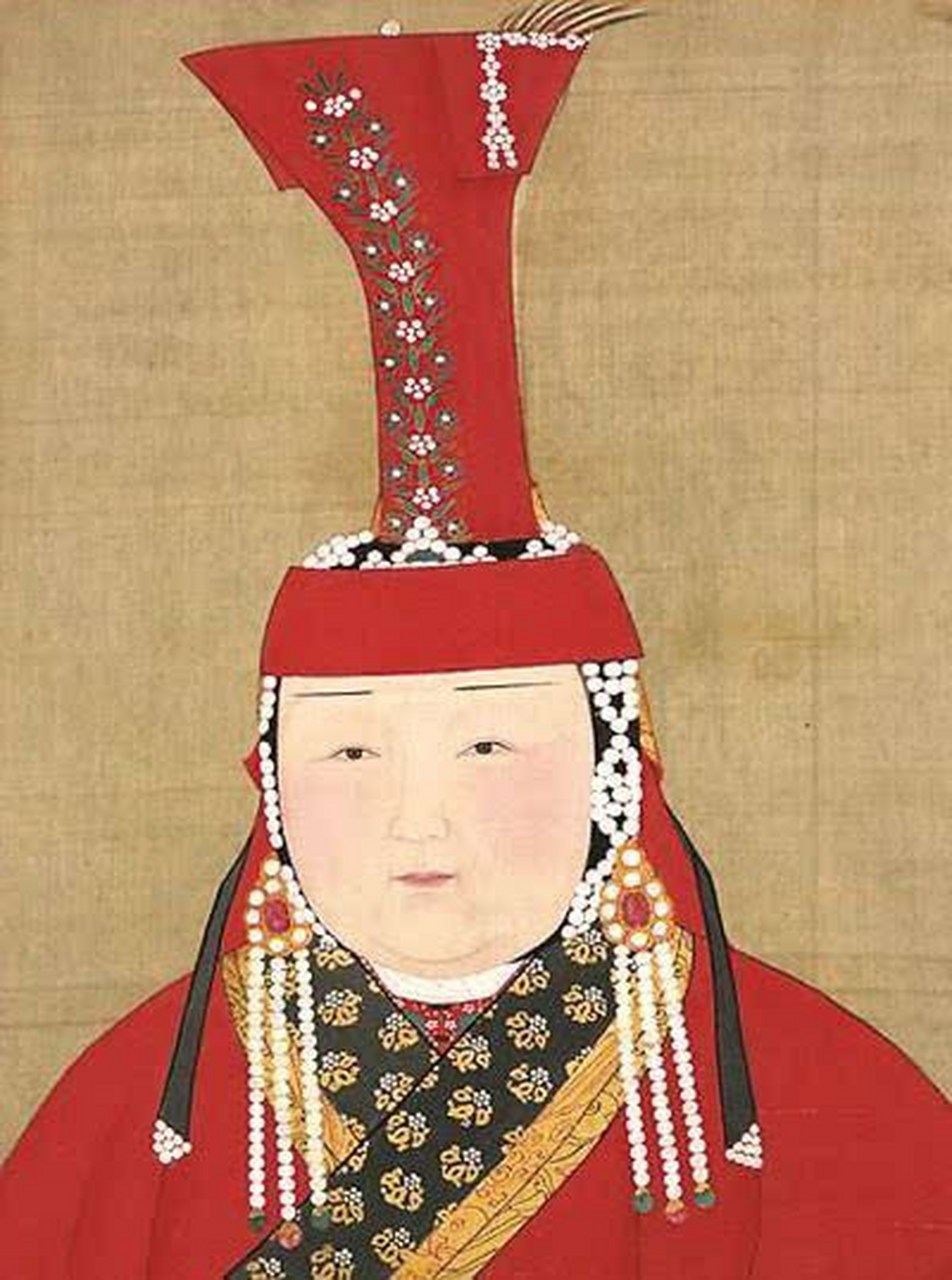 罟罟冠也称之为姑姑冠,是元代蒙古贵族妇女的独特冠制,在中国历代服饰