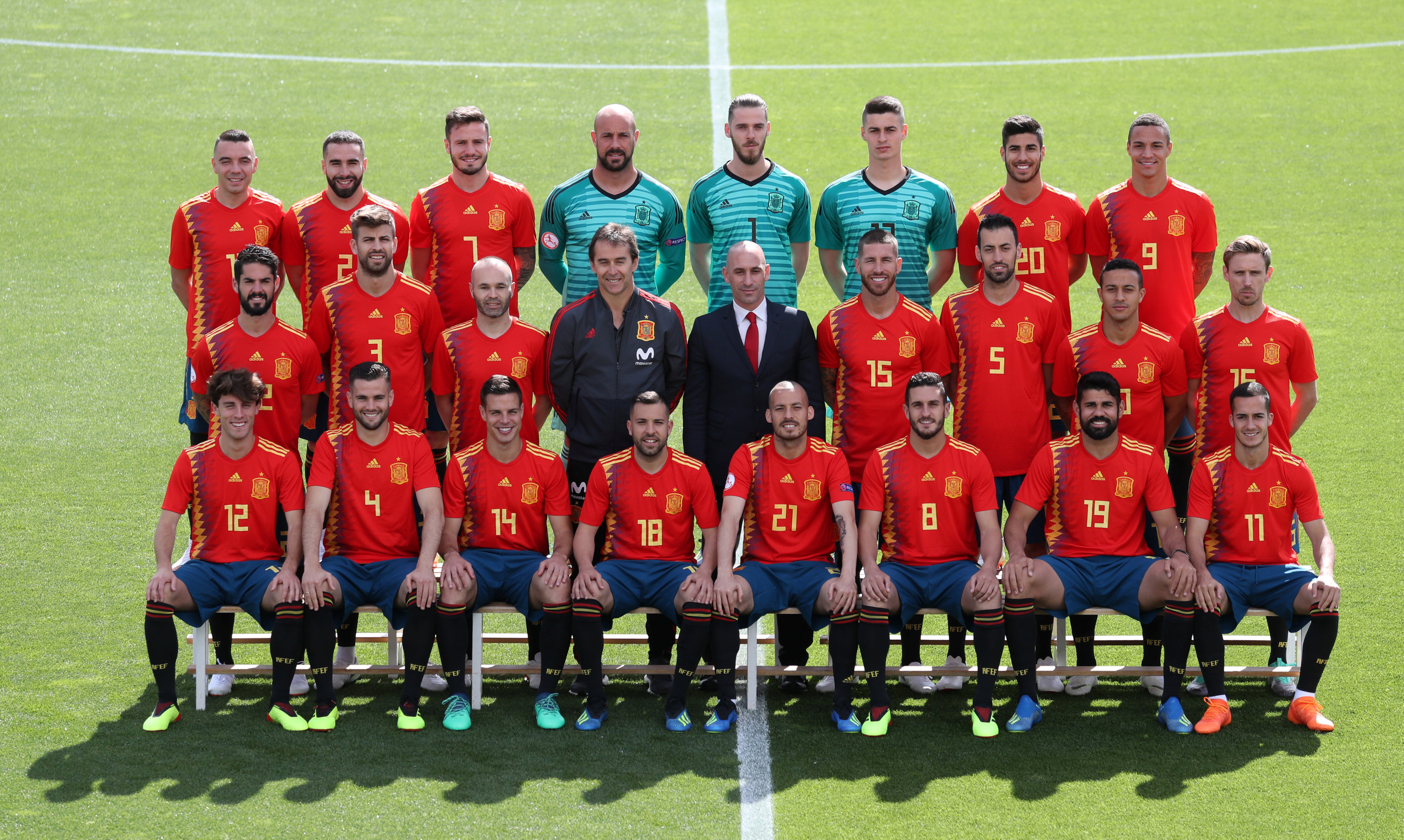 足球——世界杯:西班牙队备战(1)