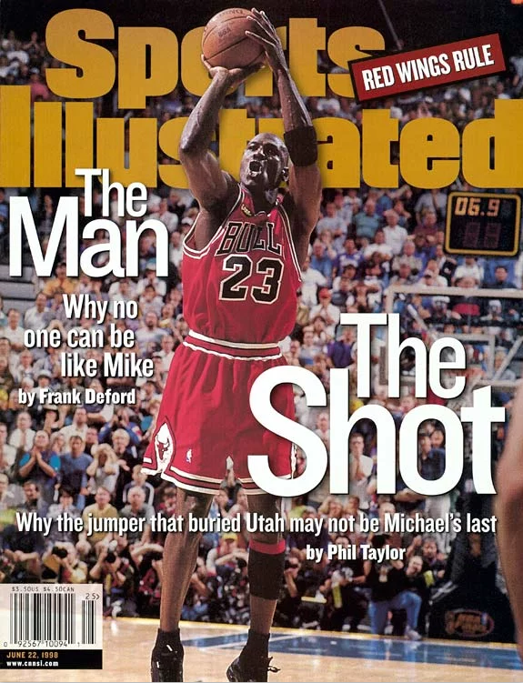 精选迈克尔·乔丹十大体育画报封面!年轻时的乔帮主看起来很青涩