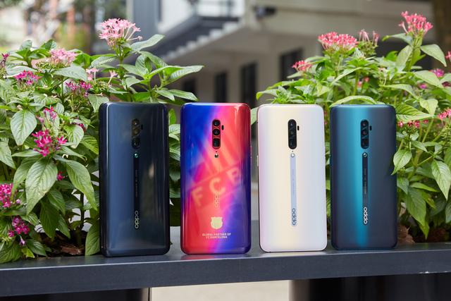 oppo reno四色图赏,颜值超高!哪一款是你的菜?