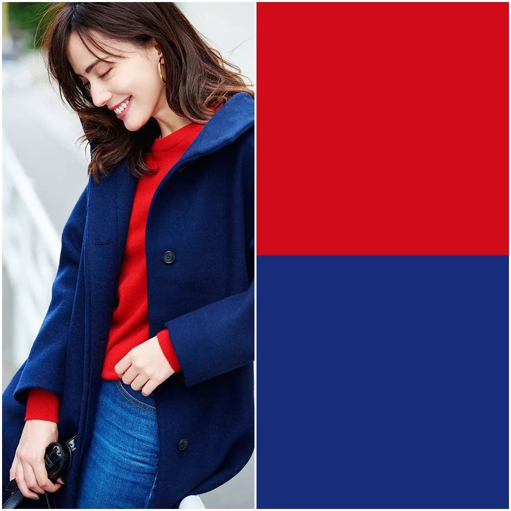 红色和蓝色是配色的最佳cp红色热情活力中和蓝色的清冷平静