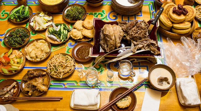 蒙古族特色美食图片图片