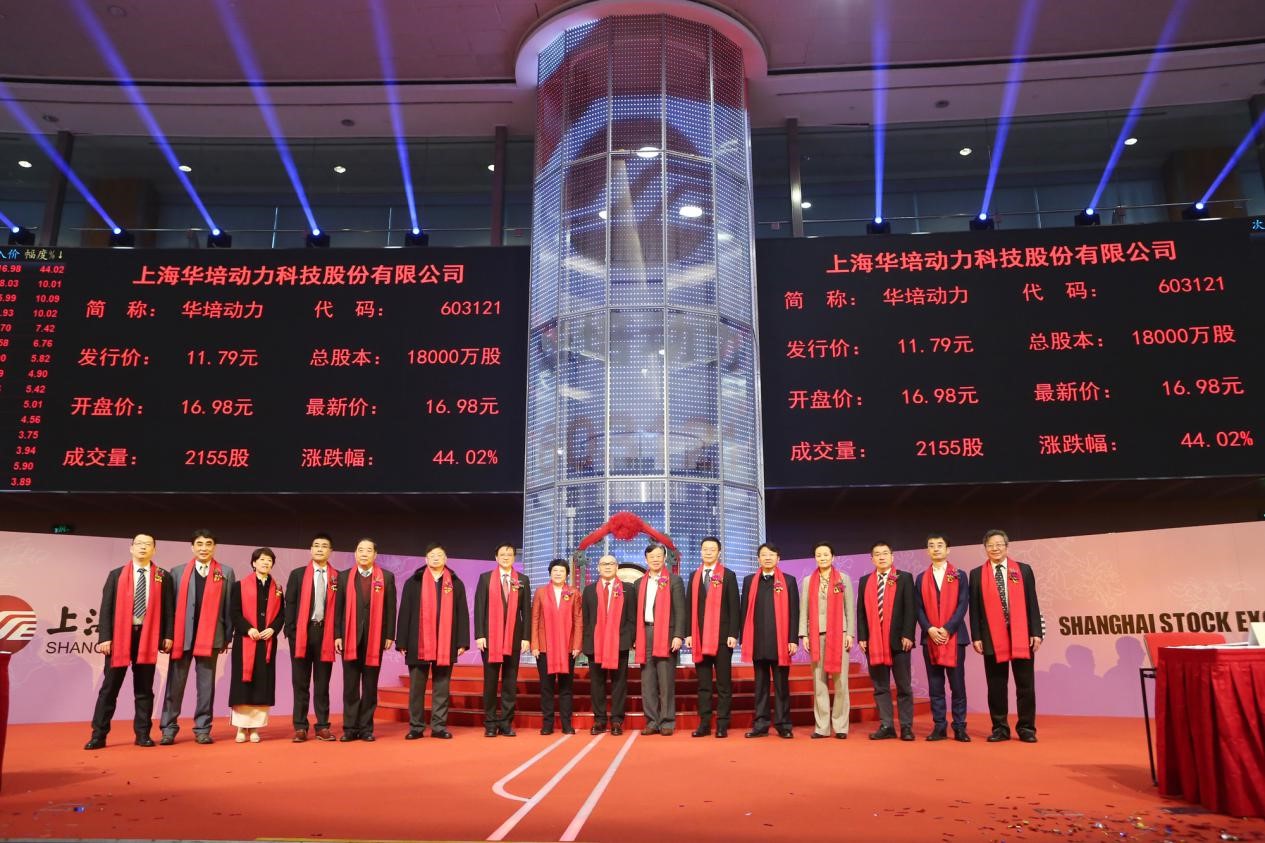 创新驱动未来,上海华培动力科技股份有限公司成功上市