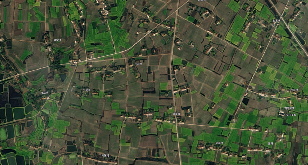 农村基本农田卫星图图片