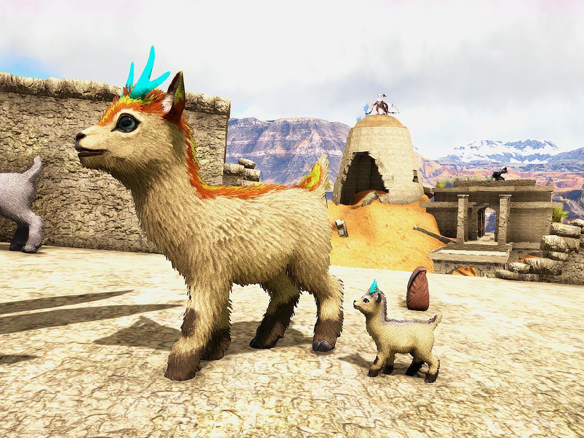 方舟:婴儿闪角兽的头好大,该改名叫大头鹿了