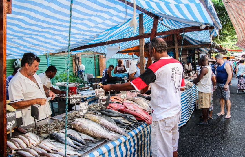 探访巴西里约热内卢的海鲜市场,颇具异域风情