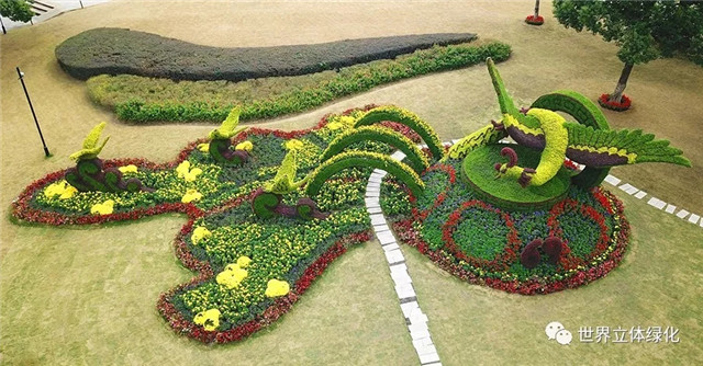 城市绿化必不可少的造景应用:立体花坛营造大全