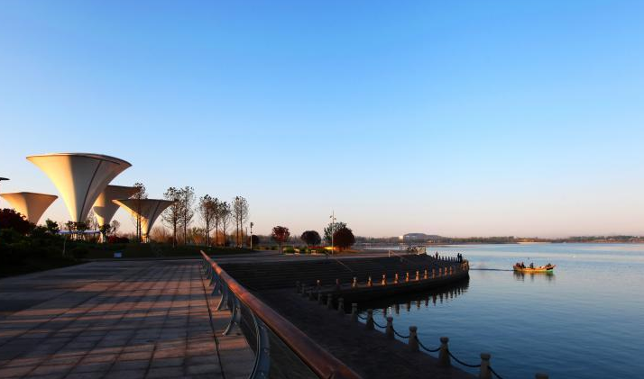 青島唐島灣,海濱城市的特色公園.細節處.