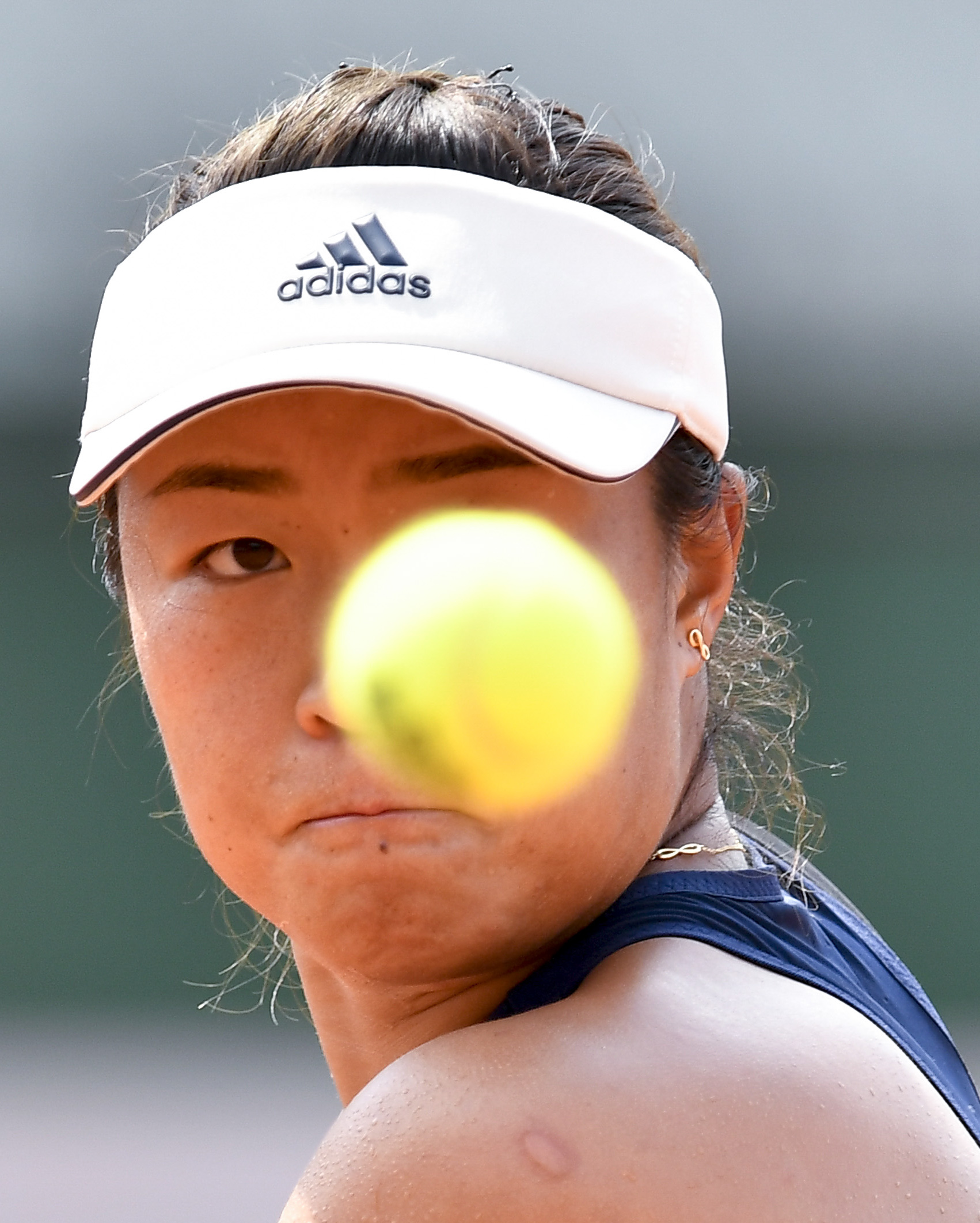 网球——法国公开赛资格赛:中国选手韩馨蕴无缘正赛(2)