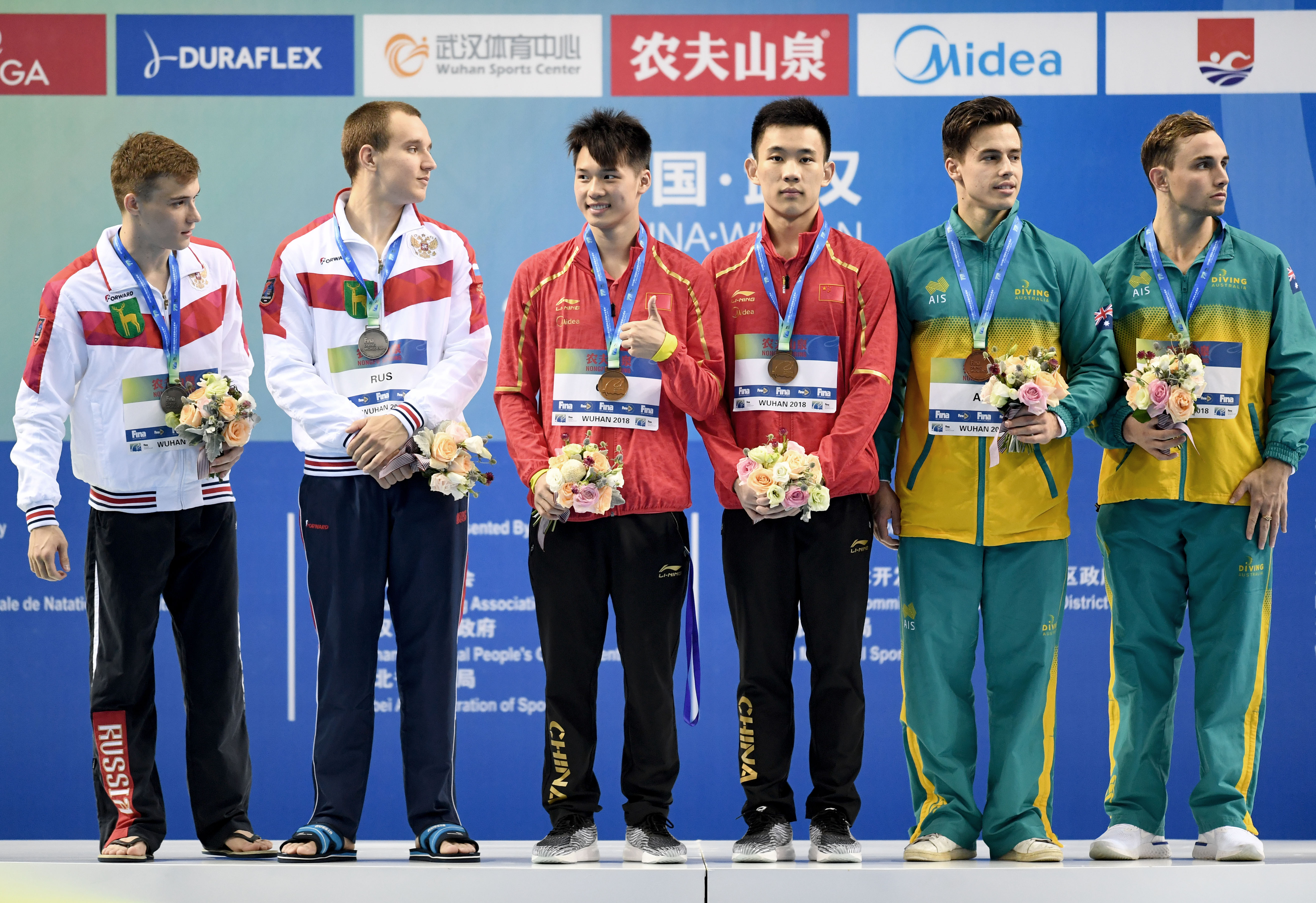 跳水——世界杯:陈艾森/杨昊获男子双人十米跳台冠军(8)