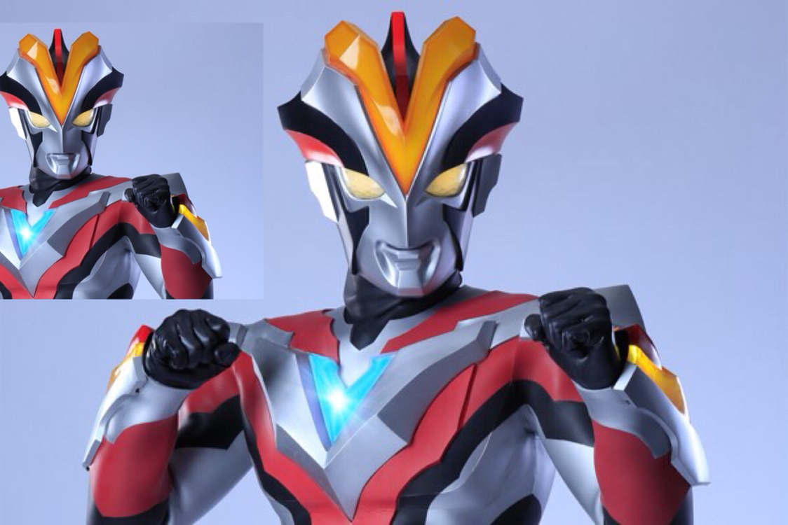 当奥特曼露出"奥特微笑",迪迦不愧是童年男神,笑容高冷迷人