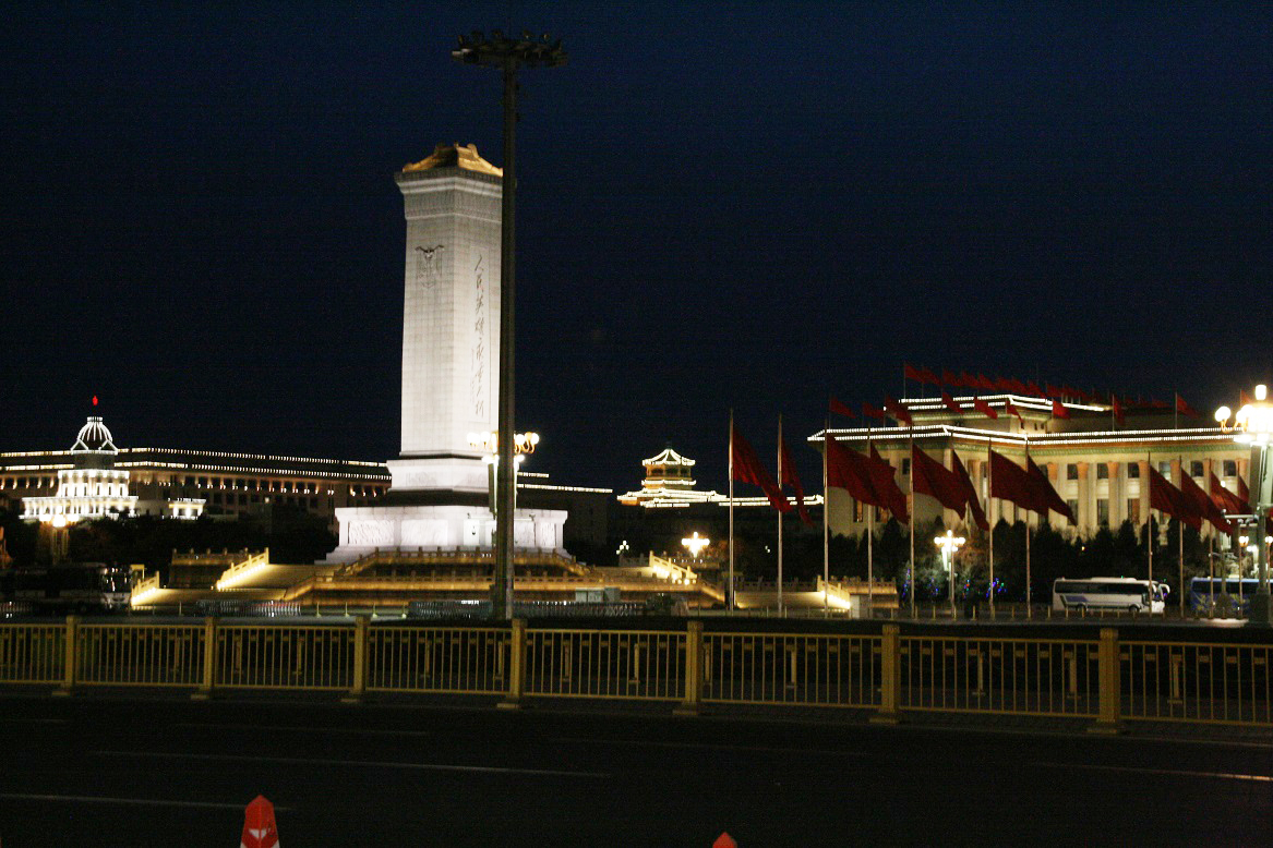 2019年春节天安门夜景