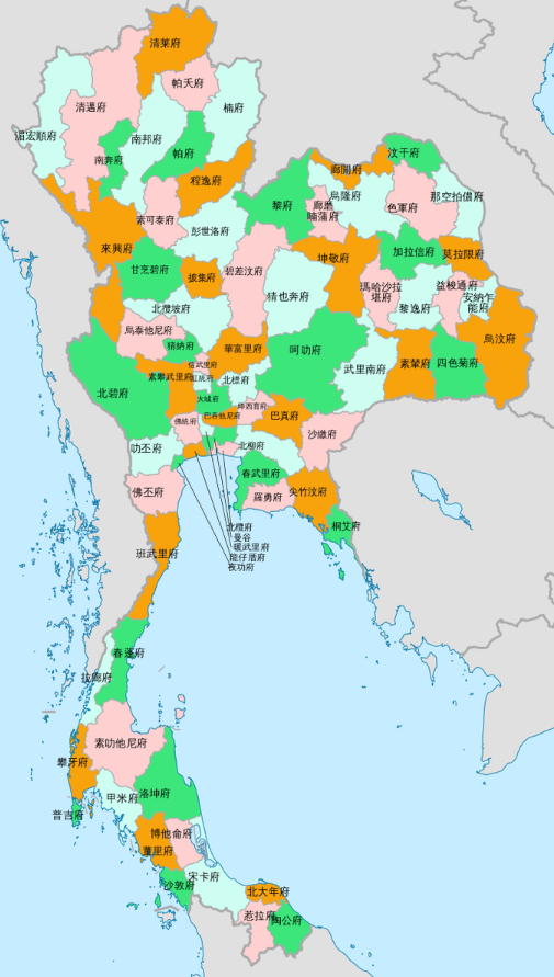 泰国国土面积仅比四川省大一点,为何要分成77个府?原因就两个字