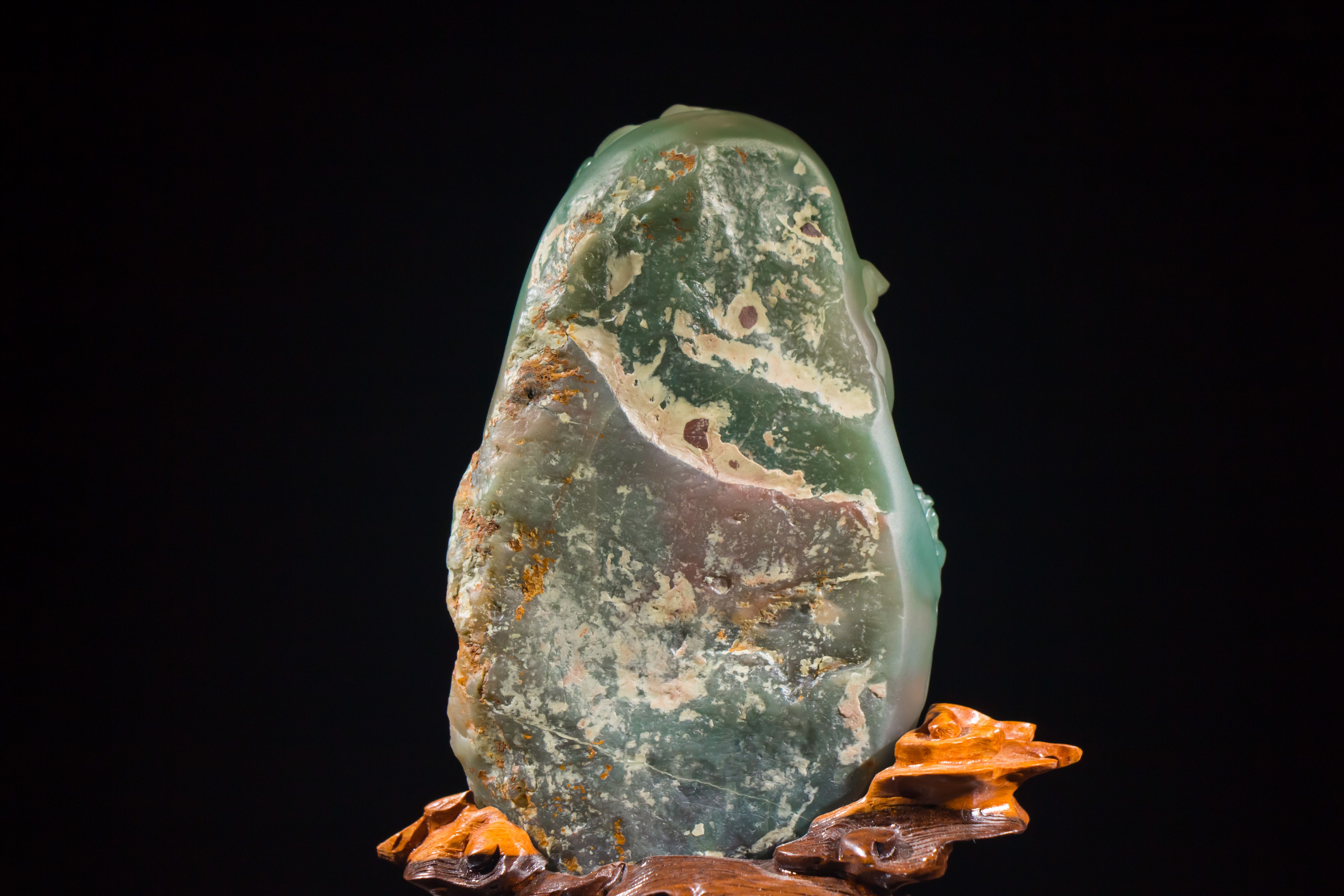 紫绿玛瑙极品摆件,麒麟双瑞,事事如意