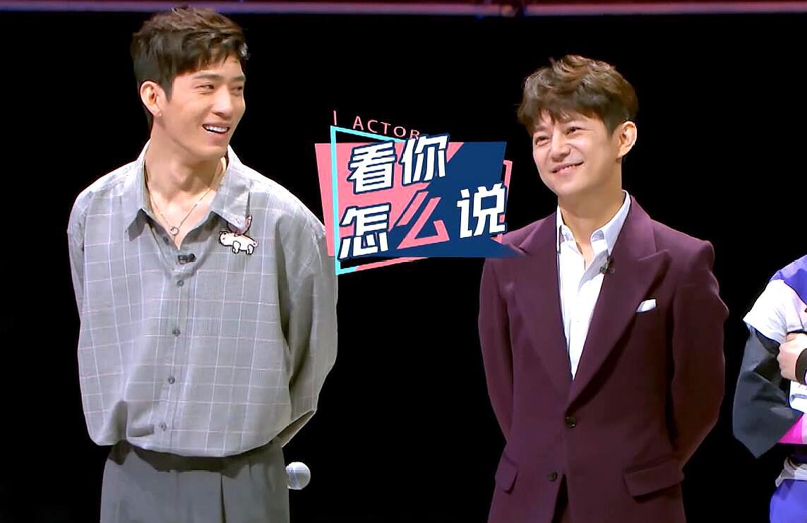 井柏然正好就站在何炅的旁边,听到这句话之后,也是笑了.