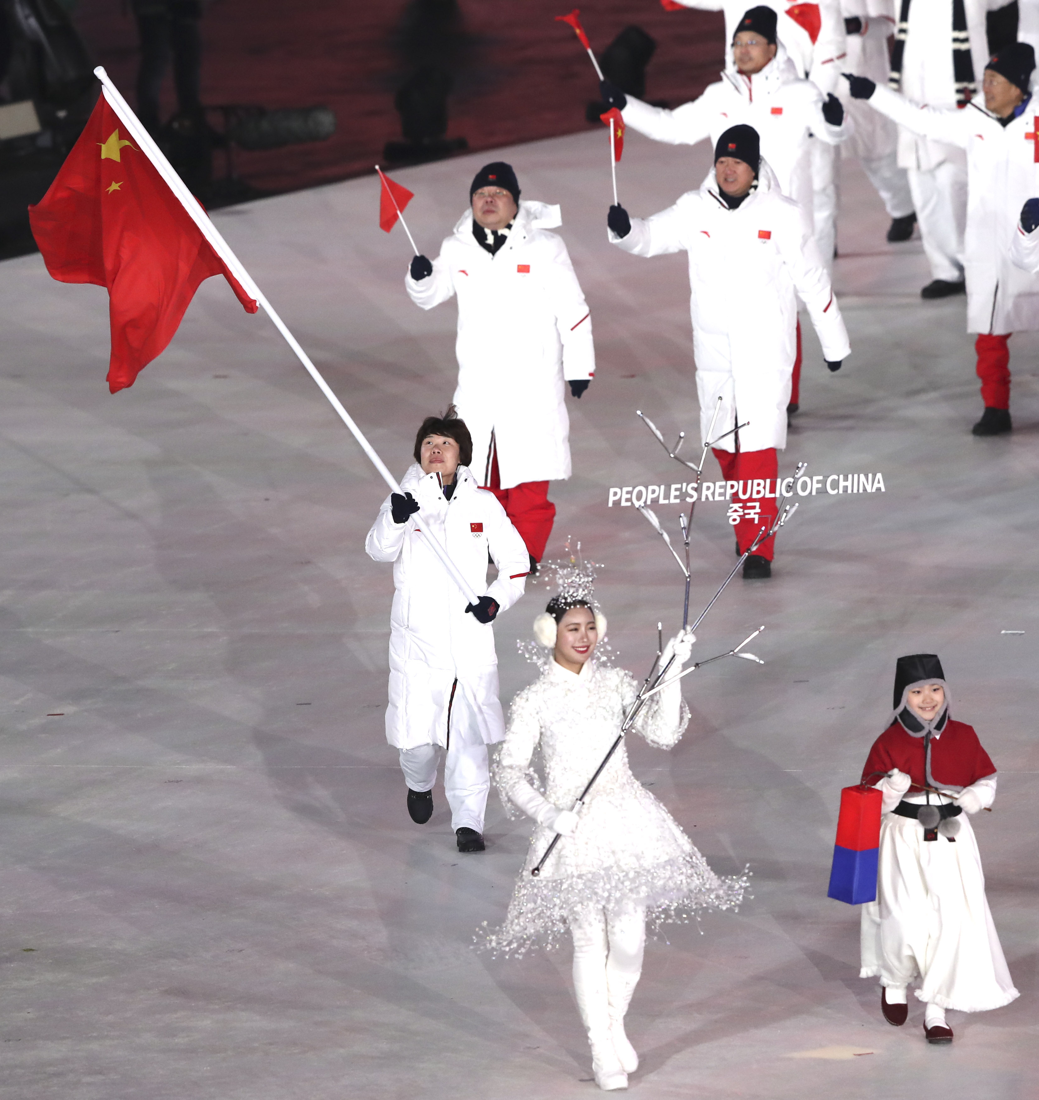 平昌冬奥会 开幕式图片