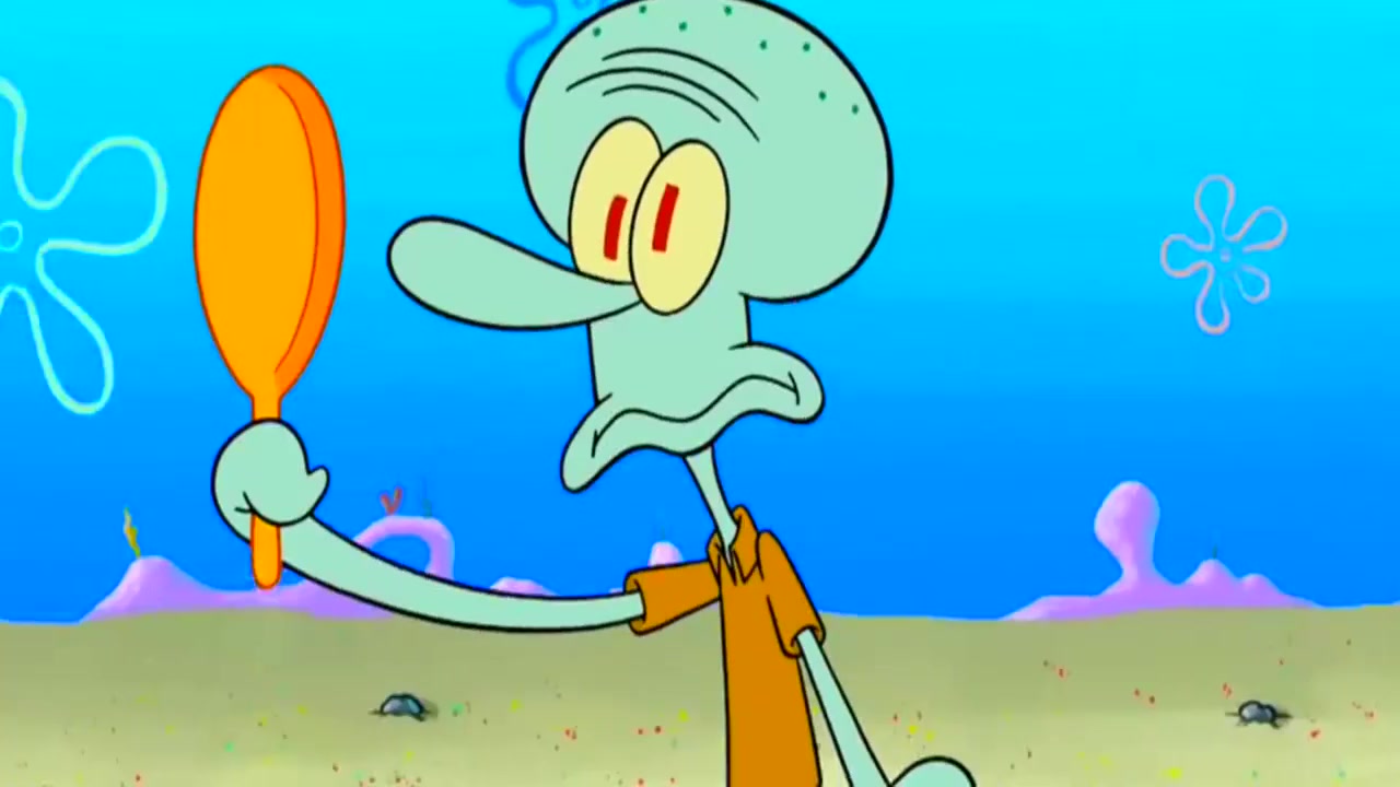 动漫图集:章鱼哥要来个帅气有型鼻,这个模样,真是太逗了!