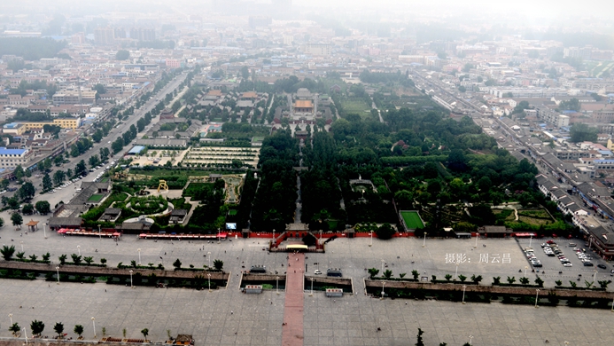 太昊陵全景图图片