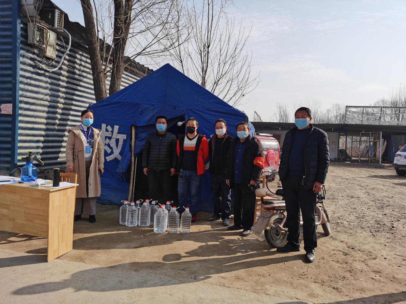 范县白衣阁乡丁庄村"两委" 疫情防控的坚固"基石"