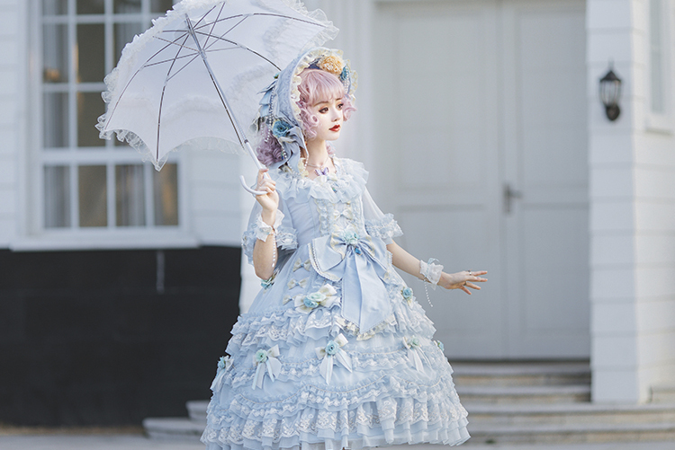这种带有婚纱元素的洛丽塔,梦幻又少女,怪不得lo娘爱不释手!