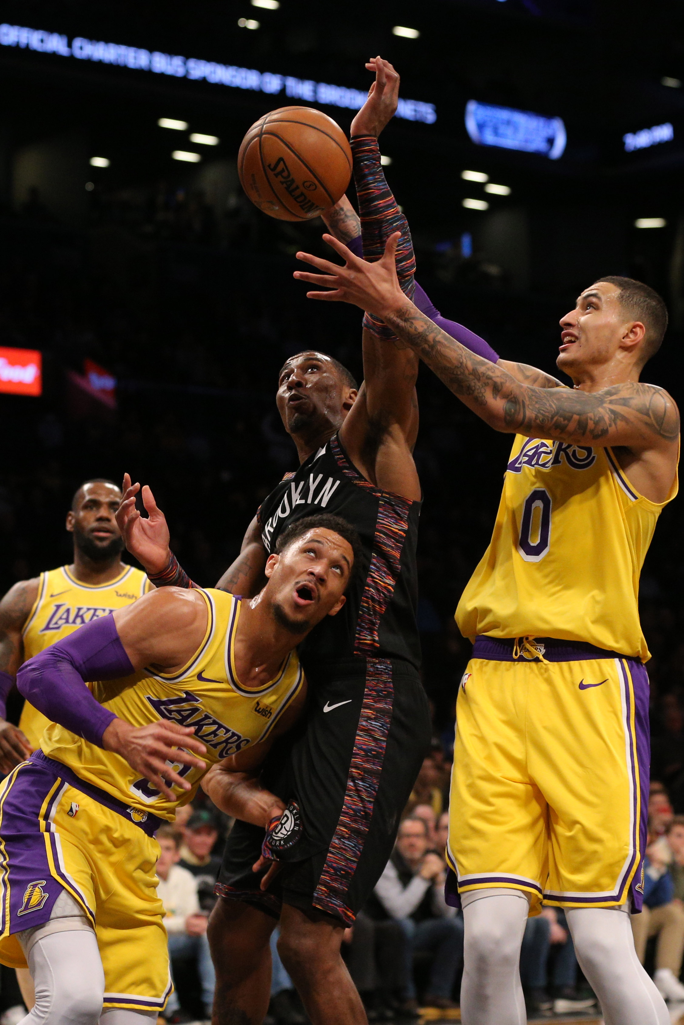 篮球——nba常规赛:篮网胜湖人(2)