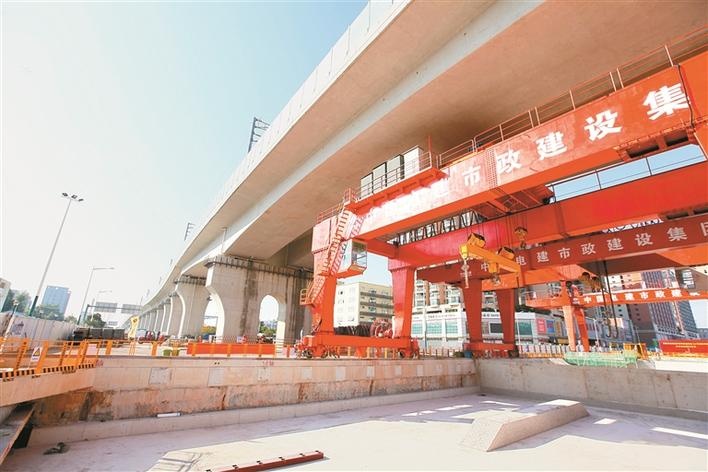 地铁12号线和平站封顶