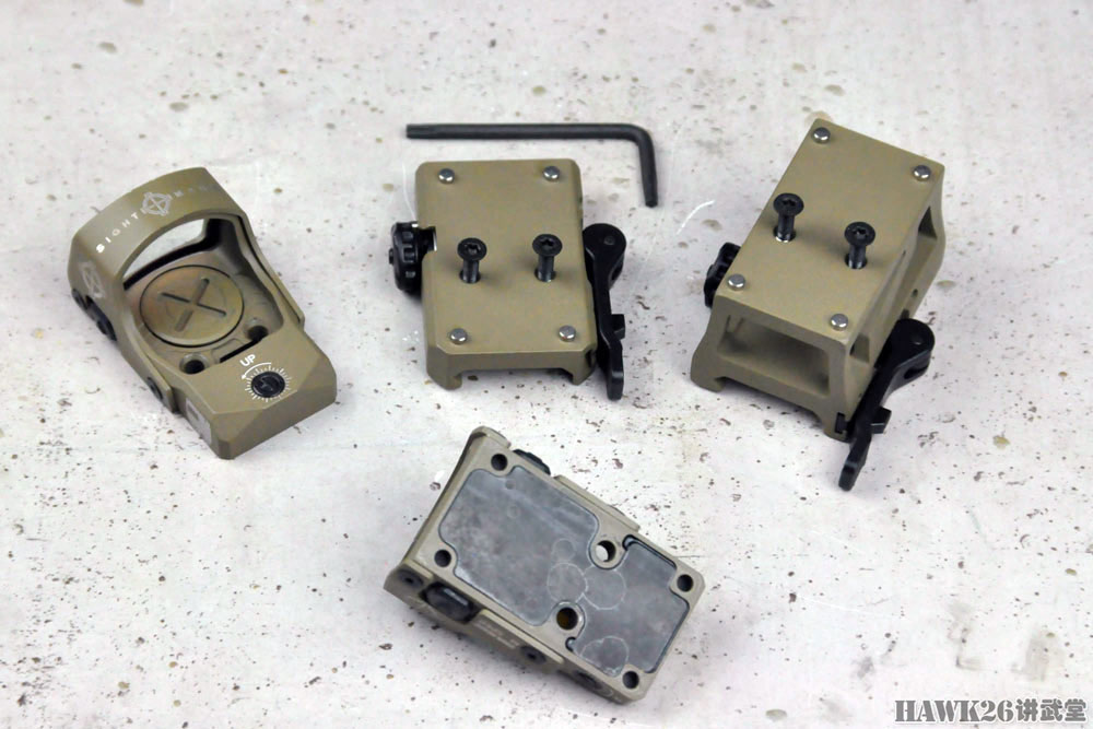 评测:sightmark新微型红点瞄准镜 套装配件齐全 满足各种需要