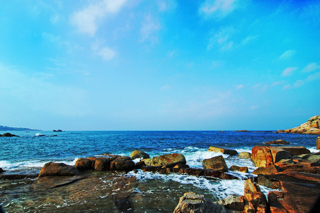 红海湾田寮村游记:这里风光旖旎,是红海湾遮浪观浪