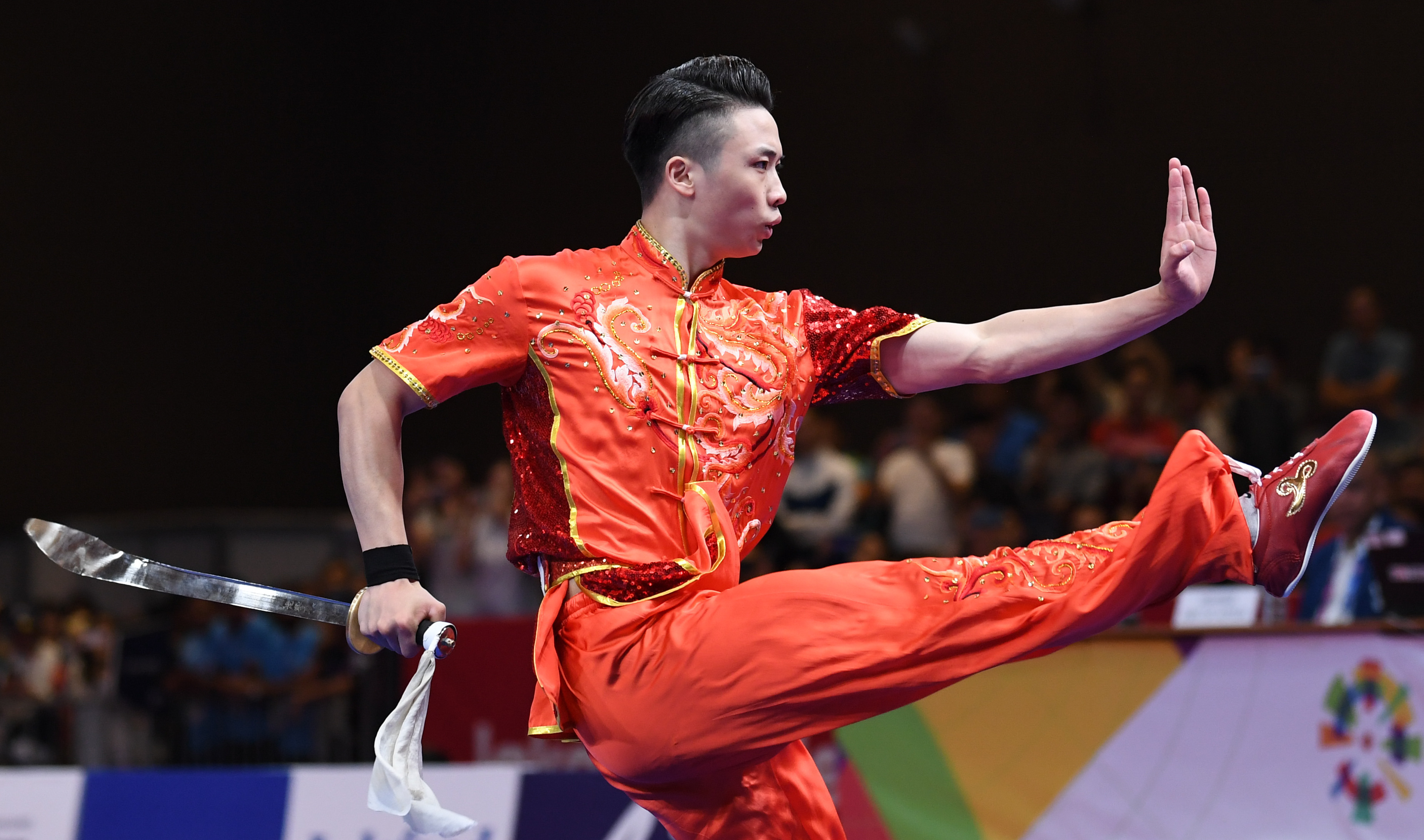 武术——男子刀术棍术全能赛况(4)