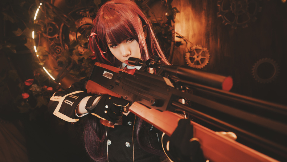 少女前线wa2000cos:指挥官,乖乖看着吧,别当我的绊脚石就行了