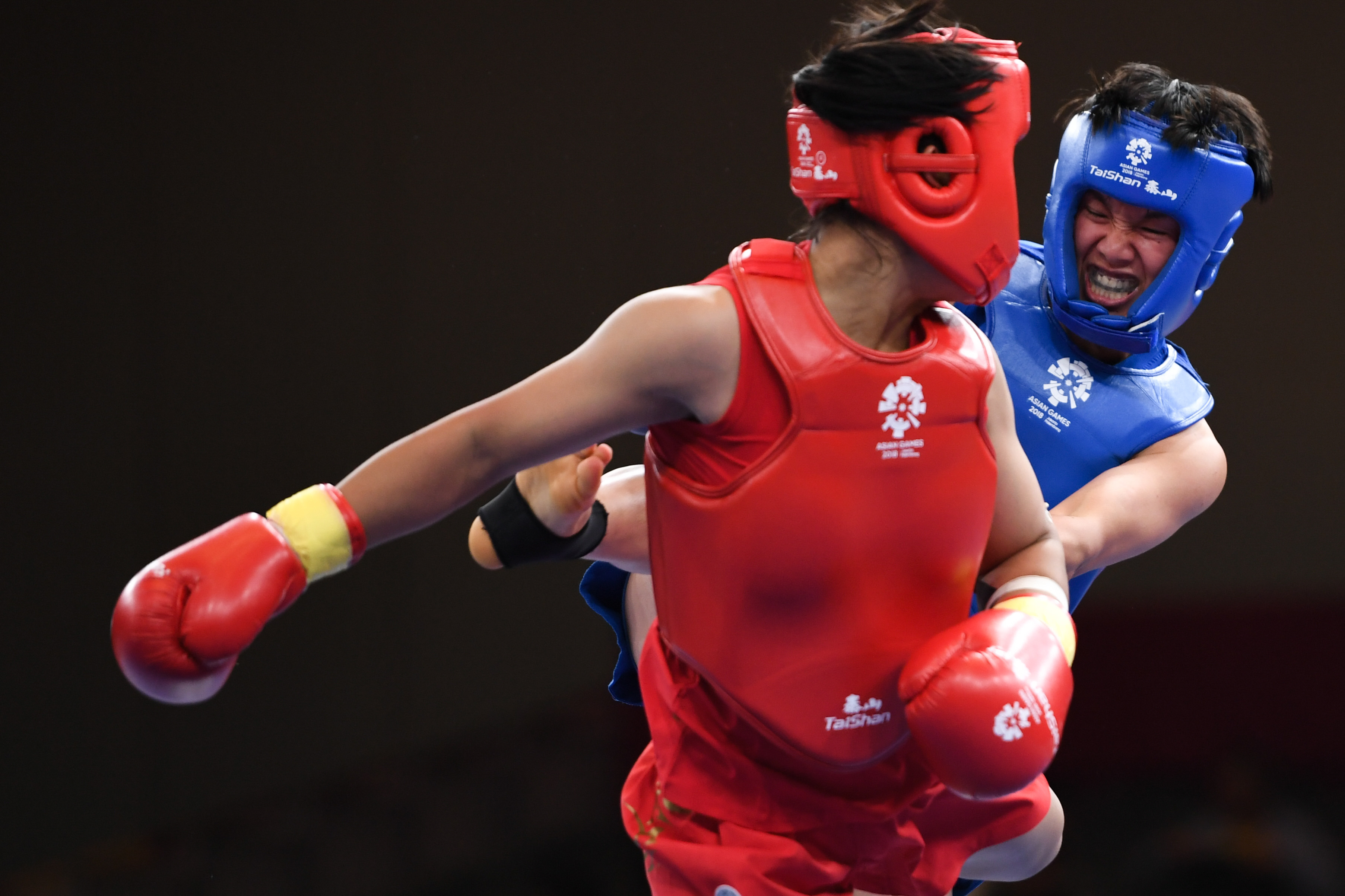 (亚运会)(3)武术——女子散打60公斤以下半决赛赛况