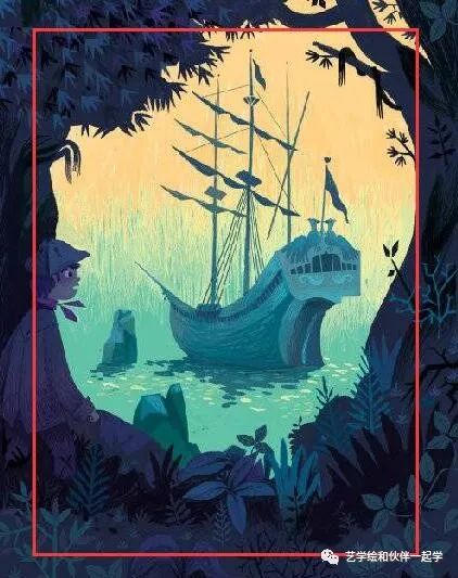 如何学习插画的构图?插画中常见的十大构图技巧!