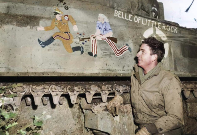 老照片:二战中的西线盟军